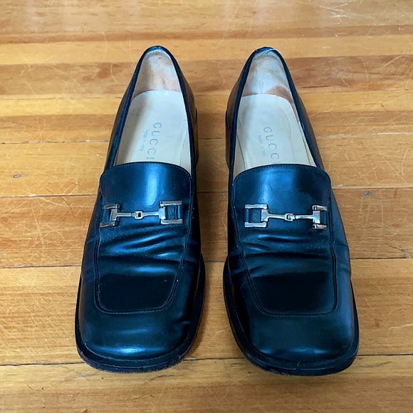 black Gucci loafer size 7B - Picture 1 of 2